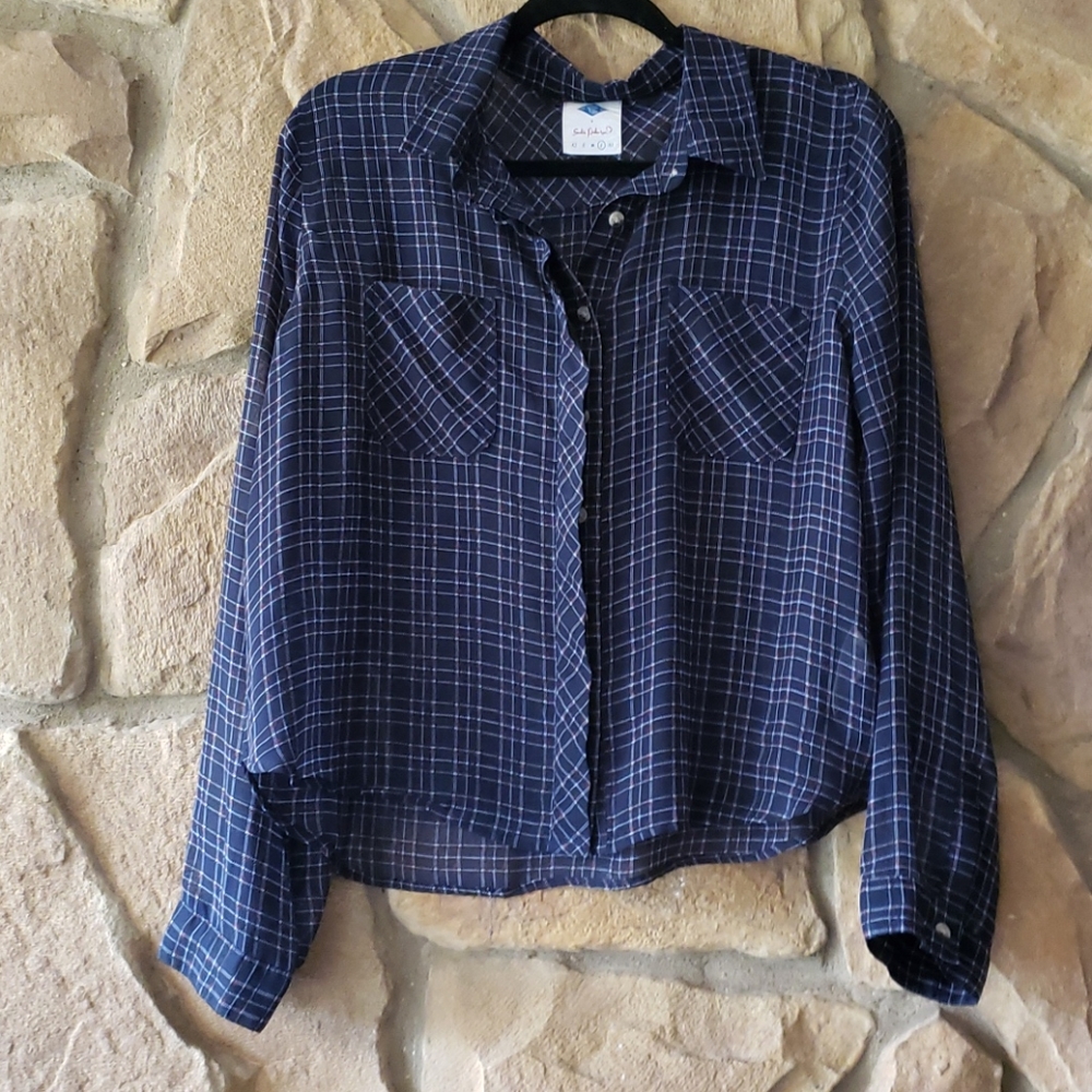 Wild Blue x Sadie Robertson Patterned Blouse